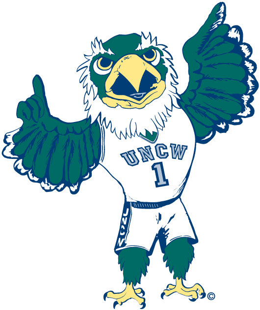 NC-Wilmington Seahawks 1998-Pres Mascot Logo diy DTF decal sticker